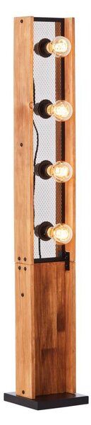 Brilliant - Lampada da terra CALANDRA 4xE27/42W/230V in pino