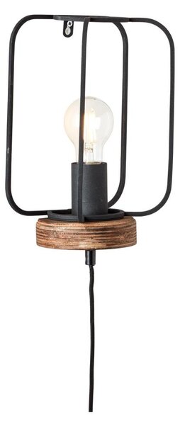 Brilliant - Lampada da parete TOSH 1xE27/52W/230V pioppo