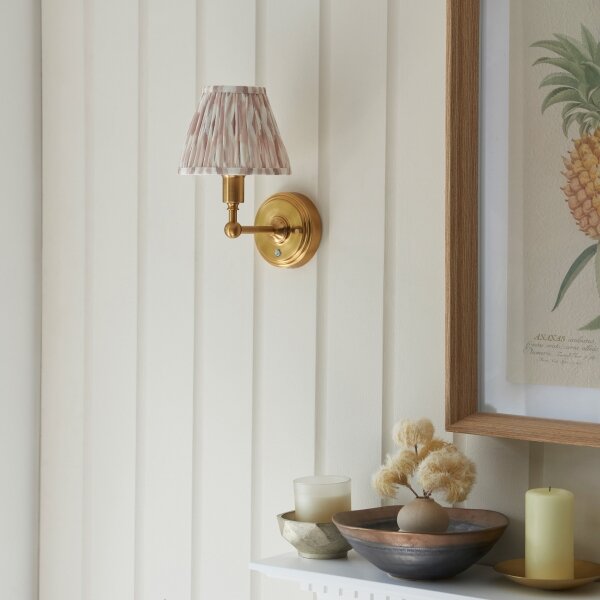 Endon 114831 - LED Dimmerabile ricaricabile muro lampada BURLEY LED/1,5W/5V ottone/beige