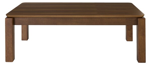 Tavolino rettangolare in legno scuro noce L120 cm RAYA