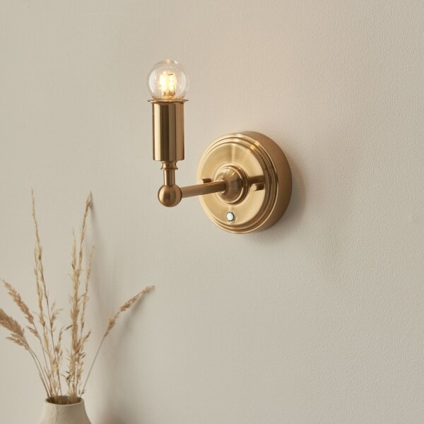 Endon 114817 - LED Dimmerabile ricaricabile muro lampada BURLEY LED/1,5W/5V ottone/rosa