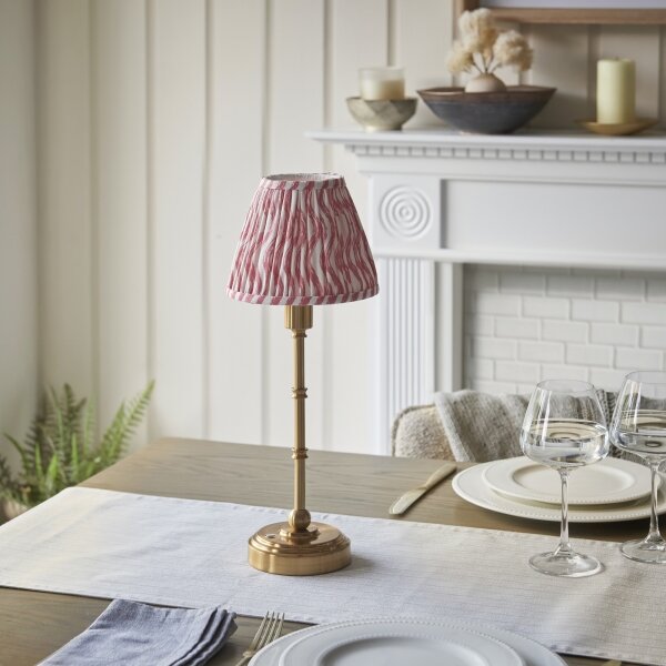 Endon 114804 - LED Lampada da tavolo ricaricabile dimmerabile BURLEY LED/1,5W/5V ottone/rosa
