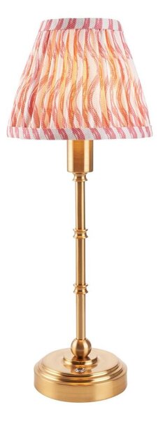 Endon 114804 - LED Lampada da tavolo ricaricabile dimmerabile BURLEY LED/1,5W/5V ottone/rosa