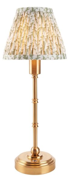 Endon 114800 - LED Lampada da tavolo ricaricabile dimmerabile BURLEY LED/1,5W/5V ottone/verde