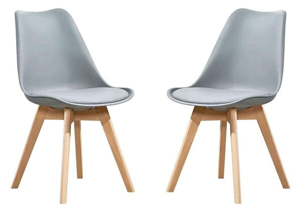 MARGOT - sedia nordica imbottita set da 2