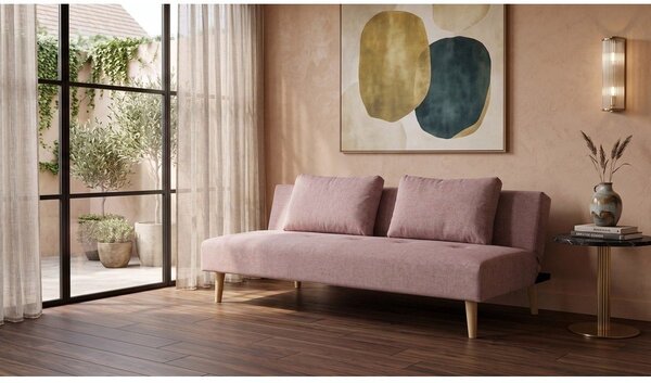 Divano letto rosa 180 cm Matylda - Bonami Essentials