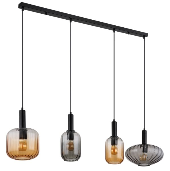 Globo 15719-4 - Lampadario a sospensione con cavo VALLETTA 4xE27/60W/230V
