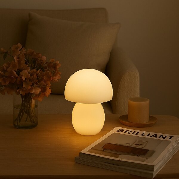 Brilliant - Lampada da tavolo ricaricabile dimmerabile a LED DUPIS LED/2W/5V 2700K bianca