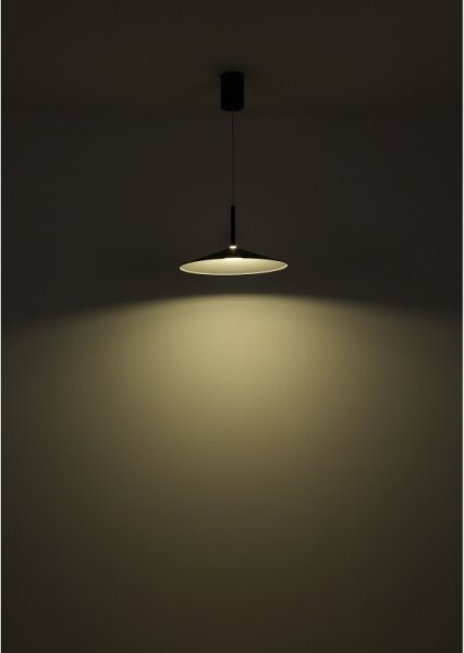 Globo 15635S - Lampadario LED a sospensione con cavo LAMPONE LED/18W/230V 4000K nero
