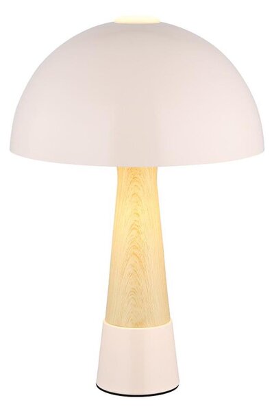 Globo 51570121 - Lampada da tavolo PAULIN 1xE27ILLU/40W/230V beige