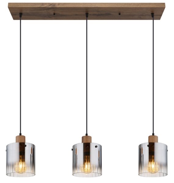 Globo 15915-3H - Lampadario a sospensione con cavo UNDERWOOD 3xE27/60W/230V