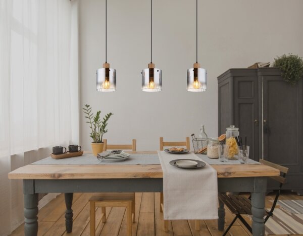 Globo 15915-3H - Lampadario a sospensione con cavo UNDERWOOD 3xE27/60W/230V