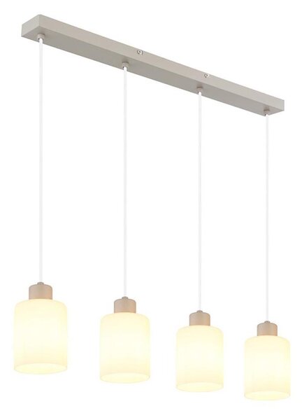 Globo 54114-4H - Lampadario a sospensione su cavo TRENT 4xE27/40W/230V