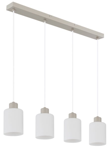 Globo 54114-4H - Lampadario a sospensione su cavo TRENT 4xE27/40W/230V