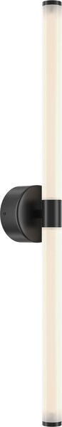 Applique LED AXIS bianco e nero 16W, bianco caldo 1400 lm, acrilico, dimensioni: 63x3x3 cm, IP20, Maytoni