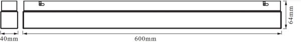 Osram - Illuminazione a LED per specchio da bagno SQUARE LED/14W/230V IP44 3000/4000K