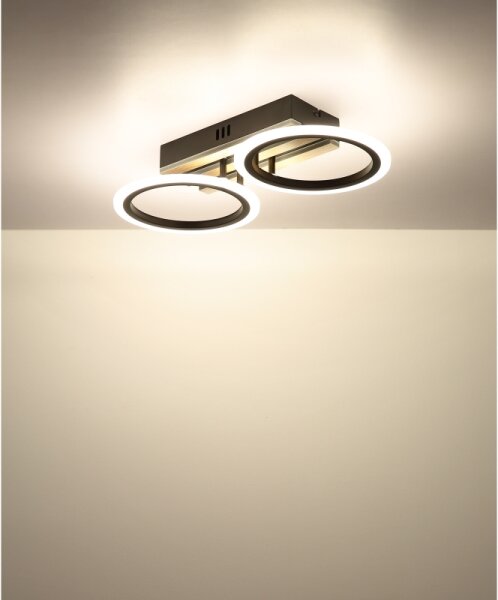 Globo 67360D2 - Plafoniera LED BLEVINS 15W/230V 3000/4200/6000K