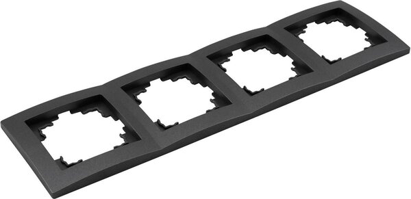 Cornice McPower "Flair", a 4 ingressi, antracite, opaca