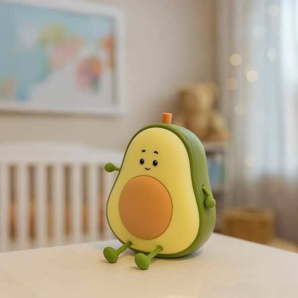 Lampada notturna ricaricabile a intensità regolabile per bambini AVOCADO LED/1W/5V 1200 mAh