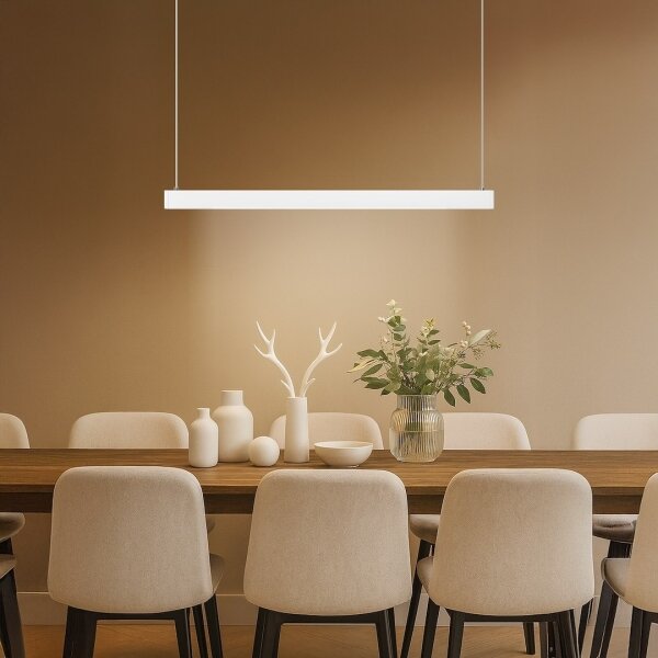 Lampadario a cavo LINEA LED/36W/230V 3000/4000/5700K CRI 90 bianco