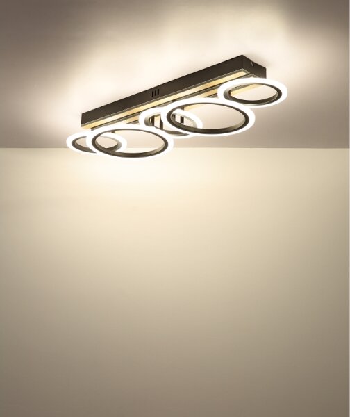 Globo 67360D4 - Plafoniera LED BLEVINS 34W/230V 3000/4200/6000K