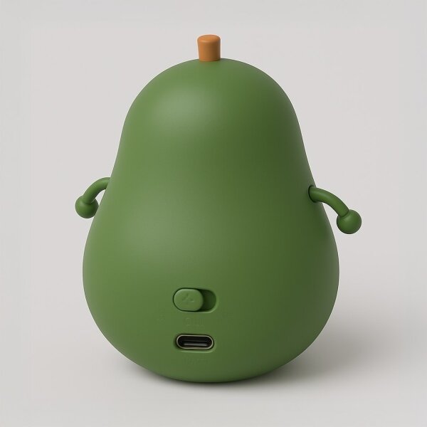 Lampada notturna ricaricabile a intensità regolabile per bambini AVOCADO LED/1W/5V 1200 mAh