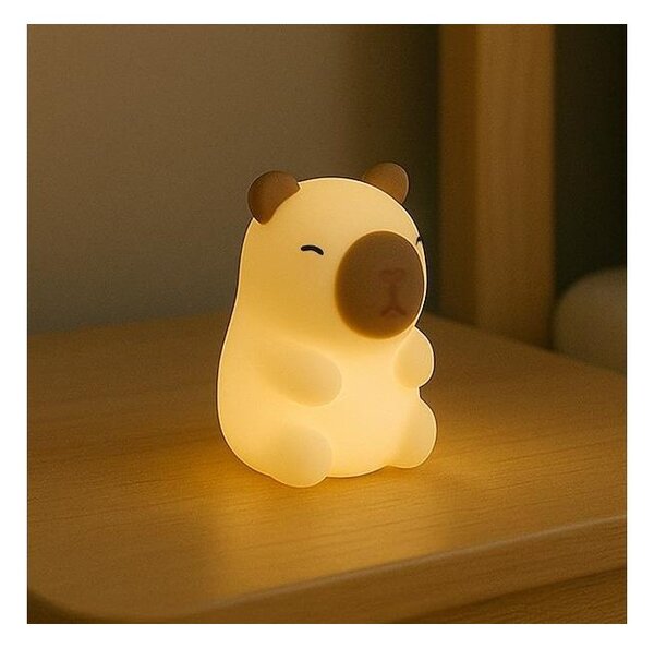 Luce notturna ricaricabile dimmerabile per bambini LED RGBW KAPYBARA LED/0,45W/5V 800 mAh