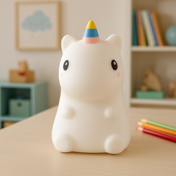 Luce notturna per bambini LED RGBW ricaricabile e dimmerabile UNICORN LED/1W/5V 1200 mAh
