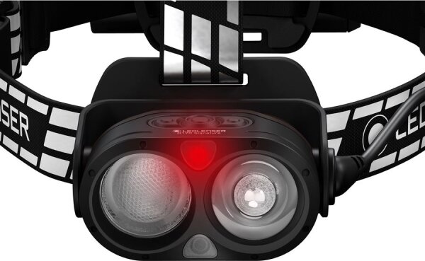 Ledlenser H19R SIGNATURE-LED Lampada frontale dimmerabile ricaricabile LED/4800mAh IP68 4000lm 20h nera