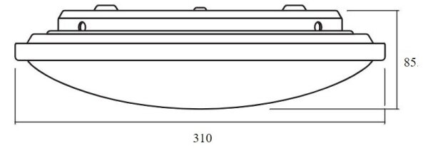 Ledvance - Plafoniera LED dimmerabile ORBIS LED/17W/230V 2700-6500 + TC