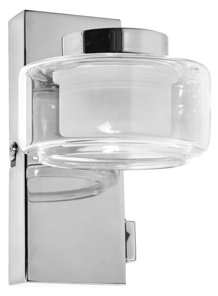 Osram - Lampada da parete per bagno LED ORBIS FLAME, 5,5 W / 230 V, IP44, finitura cromata