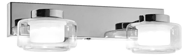 Osram-LED Applique da bagno ORBIS FLAME 2xLED/5,5W/230V IP44 cromo