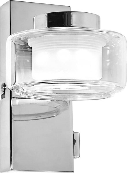 Osram - Lampada da parete per bagno LED ORBIS FLAME, 5,5 W / 230 V, IP44, finitura cromata