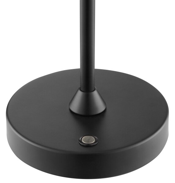 Brilliant - Lampada da tavolo LED ricaricabile dimmerabile a sfioramento ELORA LED/2,5W/5V 2700K IP44 nera