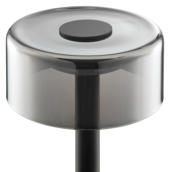 Brilliant - Lampada da tavolo ricaricabile a LED dimmerabile con sensore touch RAZOR LED/2,5W/5V 2700K IP44 nero