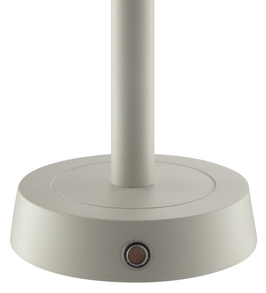 Brilliant - Lampada da tavolo a sfioramento ricaricabile con dimmer RAZOR LED/2,5W/5V 2700K IP44 grigia