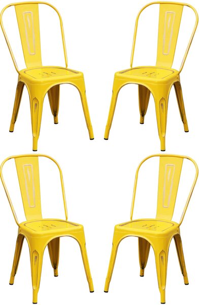 AGATHA - sedia industrial set da 4