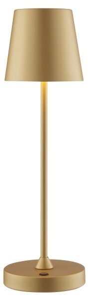 Brilliant - Lampada da tavolo LED dimmerabile ricaricabile a sfioramento ELORA LED/2,5W/5V 2700K IP44 dorata