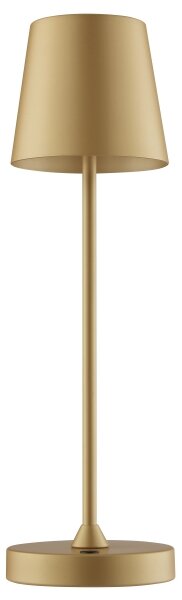 Brilliant - Lampada da tavolo LED dimmerabile ricaricabile a sfioramento ELORA LED/2,5W/5V 2700K IP44 dorata