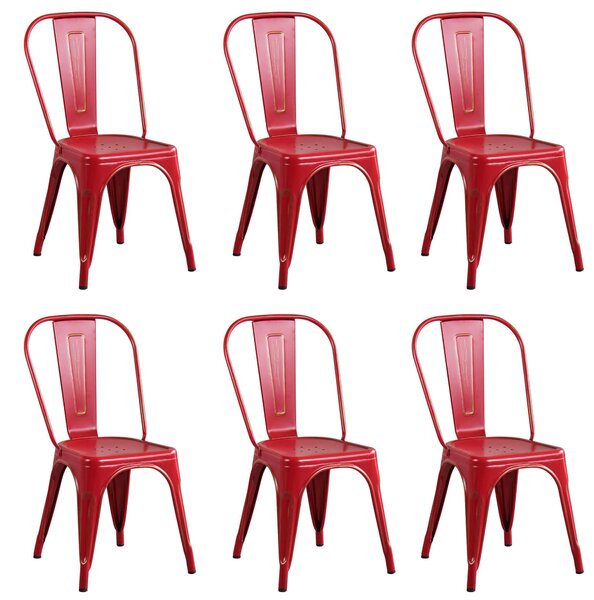 AGATHA - sedia industrial set da 6
