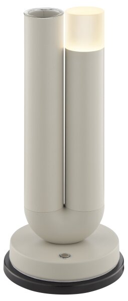 Brilliant - LED Stm lampada da tavolo ricaricabile a sfioramento SAYU LED/2,5W/5V 2700K IP44 grigia