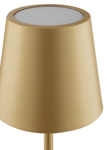 Brilliant - Lampada da tavolo LED dimmerabile ricaricabile a sfioramento ELORA LED/2,5W/5V 2700K IP44 dorata