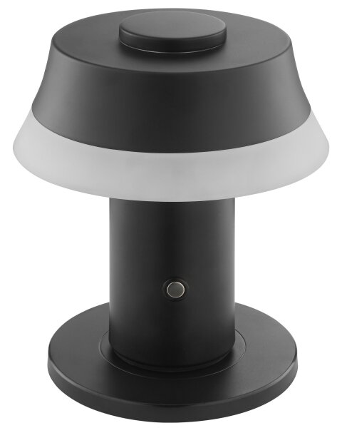 Brilliant -LED Stm lampada da tavolo ricaricabile a sfioramento KINICH LED/2,5W/5V 2700K nera
