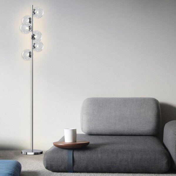 ONLI - Lampada da terra KIMBERLY 6xG9/6W/230V cromo lucido