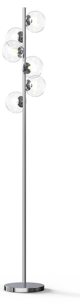 ONLI - Lampada da terra KIMBERLY 6xG9/6W/230V cromo lucido