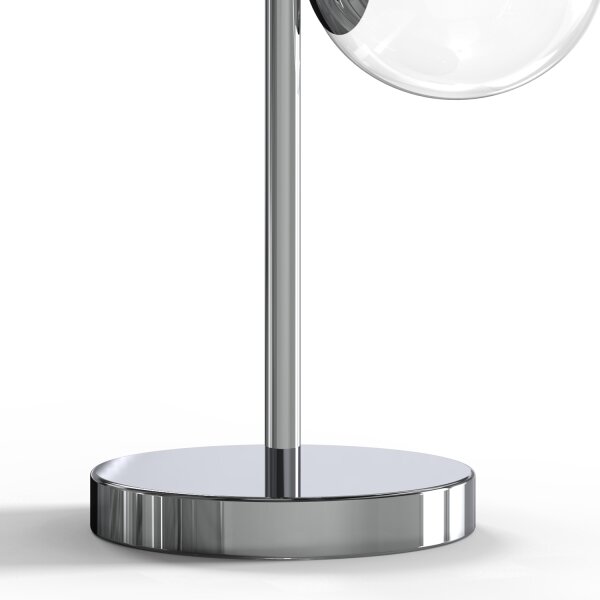 ONLI - Lampada da tavolo KIMBERLY 2xG9/6W/230V 40 cm cromo lucido