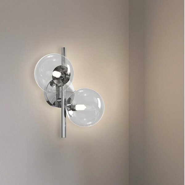 ONLI - Applique da parete KIMBERLY 2xG9/6W/230V cromo lucido
