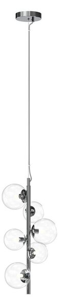 ONLI - Lampadario a sospensione con cavo KIMBERLY 6xG9/6W/230V cromo lucido