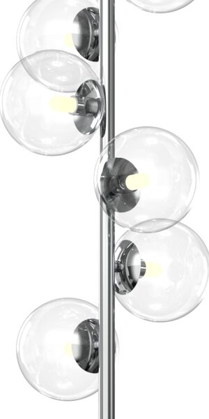 ONLI - Lampada da terra KIMBERLY 6xG9/6W/230V cromo lucido