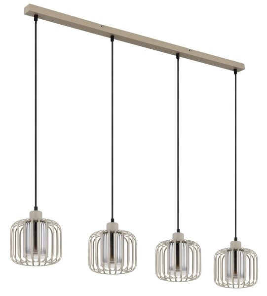 Globo 15758-4H - Lampadario sospeso su cavo ALFRED 4xE27/40W/230V